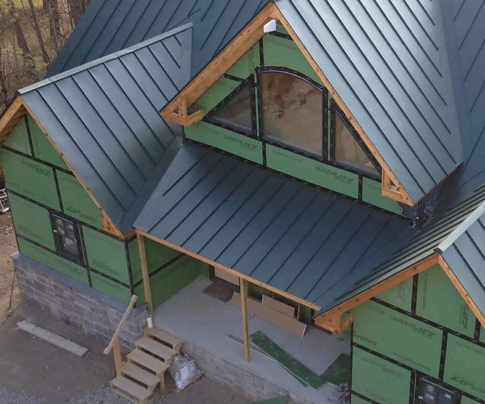 standing seam metal roof