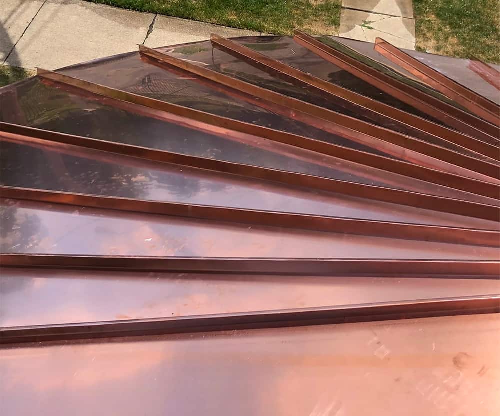 copper roofing